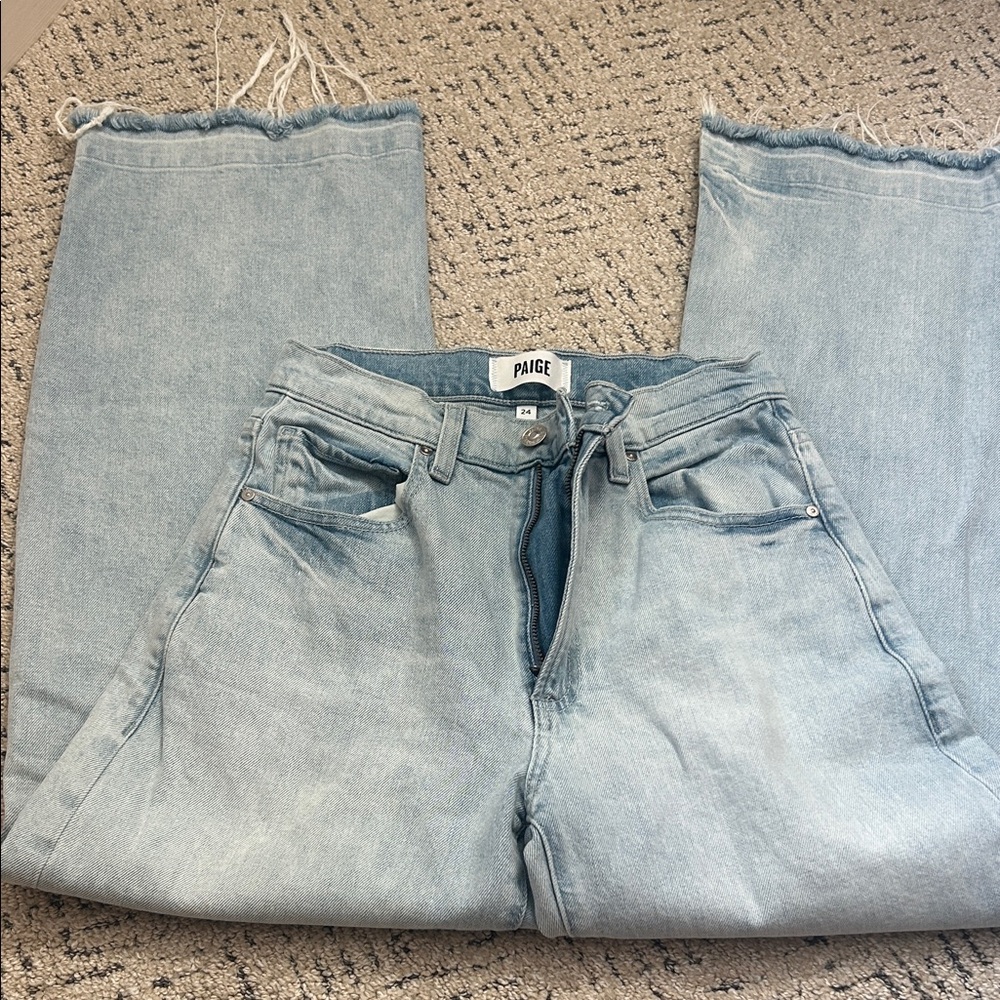 PAIGE Women's Straight Leg Jeans- Only worn once.